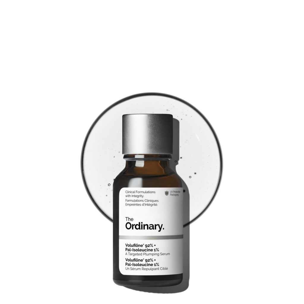 The Ordinary Volufiline 92_ + Pal-Isoleucine 1_ Plumping Anhydrous Serum, Facial Skincare for Loss of Volume, 0.5 Fl Oz (1)