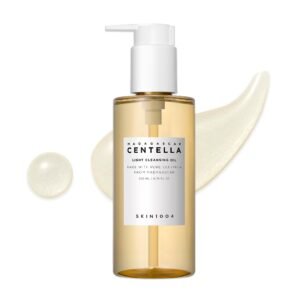 SKIN1004 Madagascar Centella Light Cleansing Oil 6.76 fl.oz, 200ml _ Gentle Oil Cleanser for Face, Korean Facial Cleanser, Double Cleansing