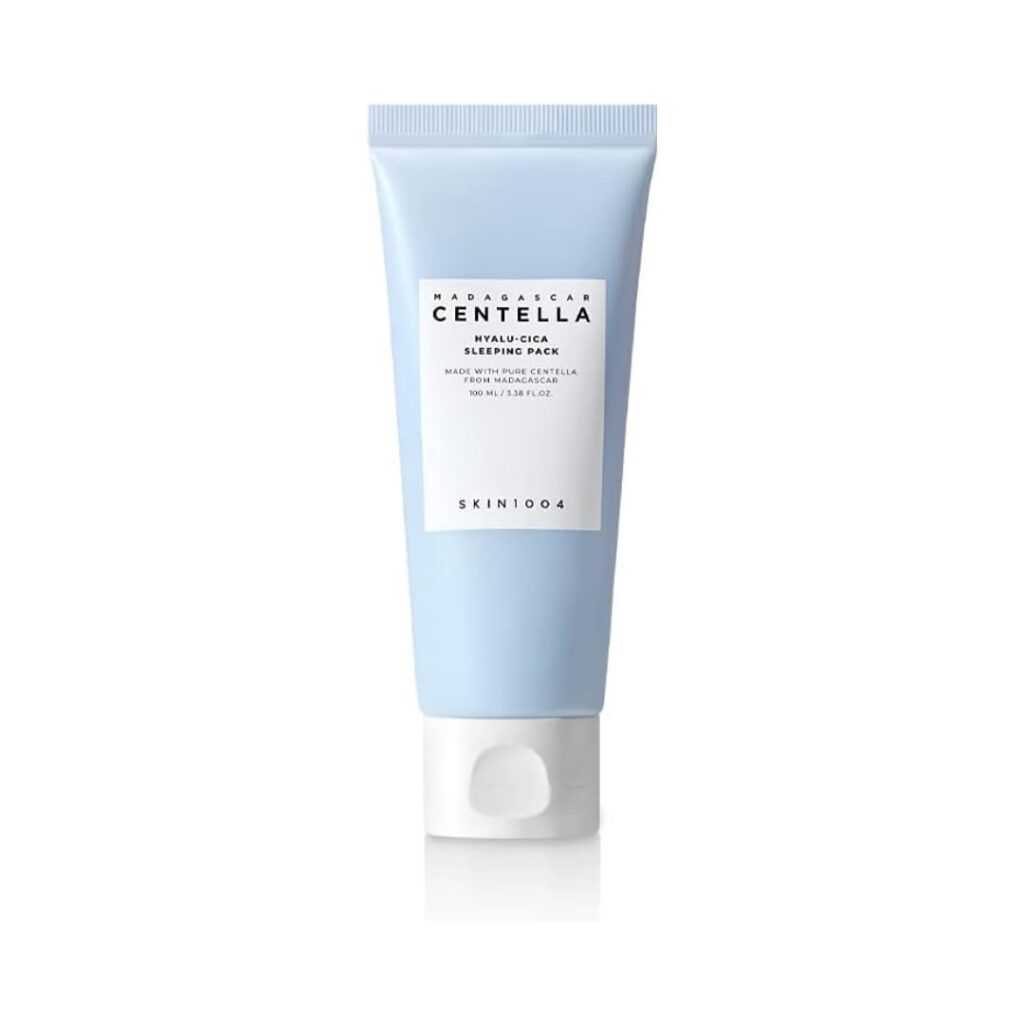 SKIN1004 Hyalu-CICA Sleeping Pack 3.38 fl.oz, 100ml Melatonin Hyaluronic Acid Centella Asiatica Extract Moist and Revitali