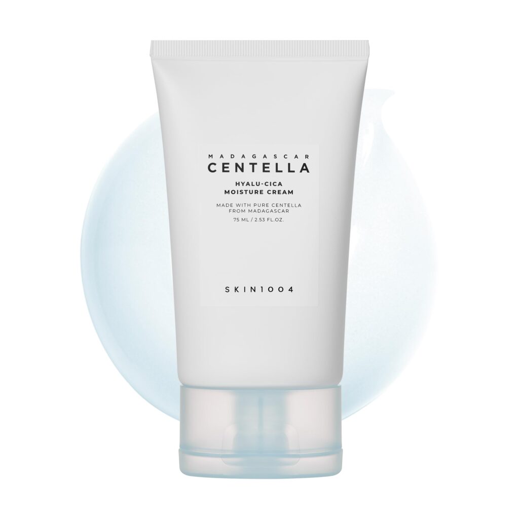 SKIN1004 Hyalu-Cica Moisture Cream, Face Moisturizer with Hyaluronic Acid, Centella Cream for Deep Hydration, Lightweight