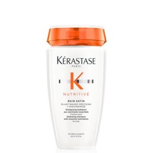 Kerastase Nutritive Bain Satin Shampoo _ Gently Cleanses & Replenishes Moisture for Soft, Shiny Hair _ With Plant-Based Pr