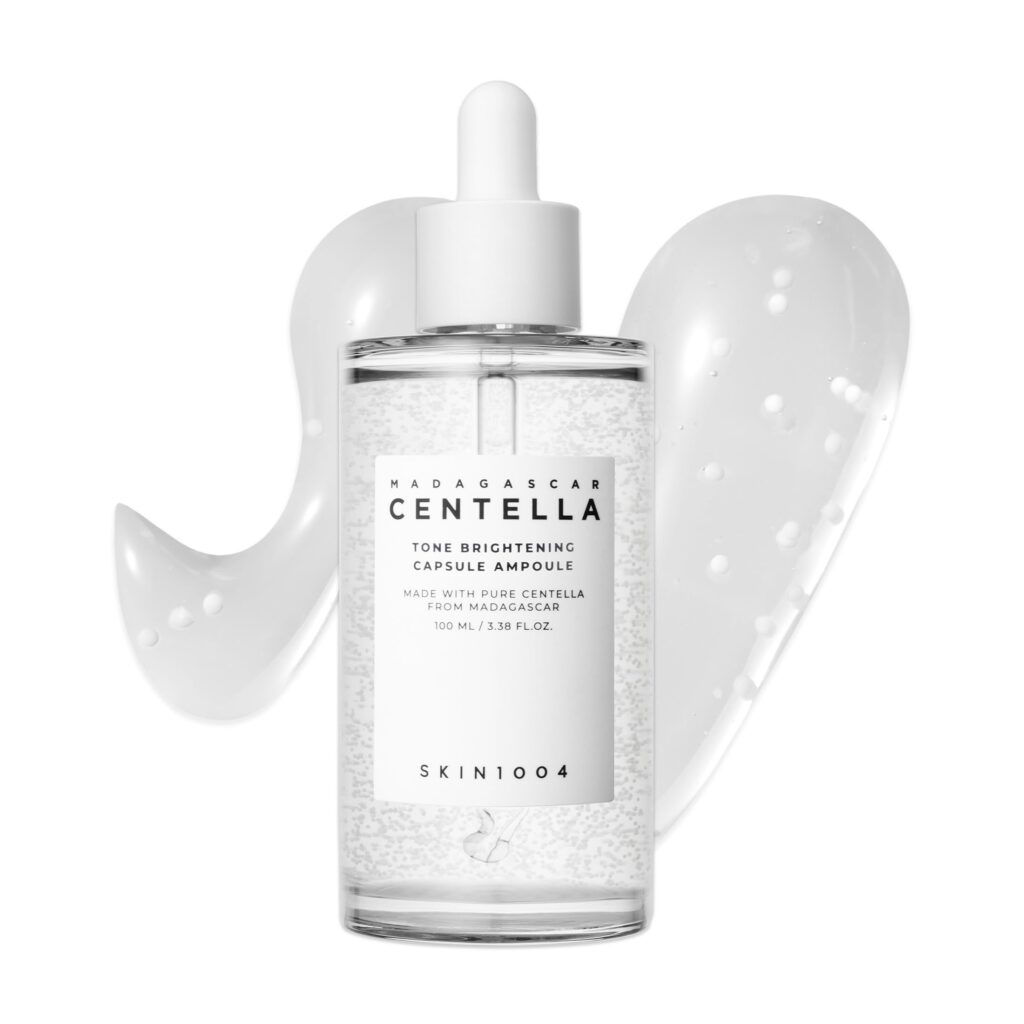 SKIN1004 Tone Balancing Capsule Ampoule, Niacinamide & Centella Serum for Face, Korean Hydrating Facial Serum for Unevne