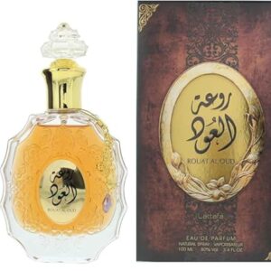 Lattafa Rouat Al Oud for Unisex Eau de Parfum Spray, 3.4 Ounce