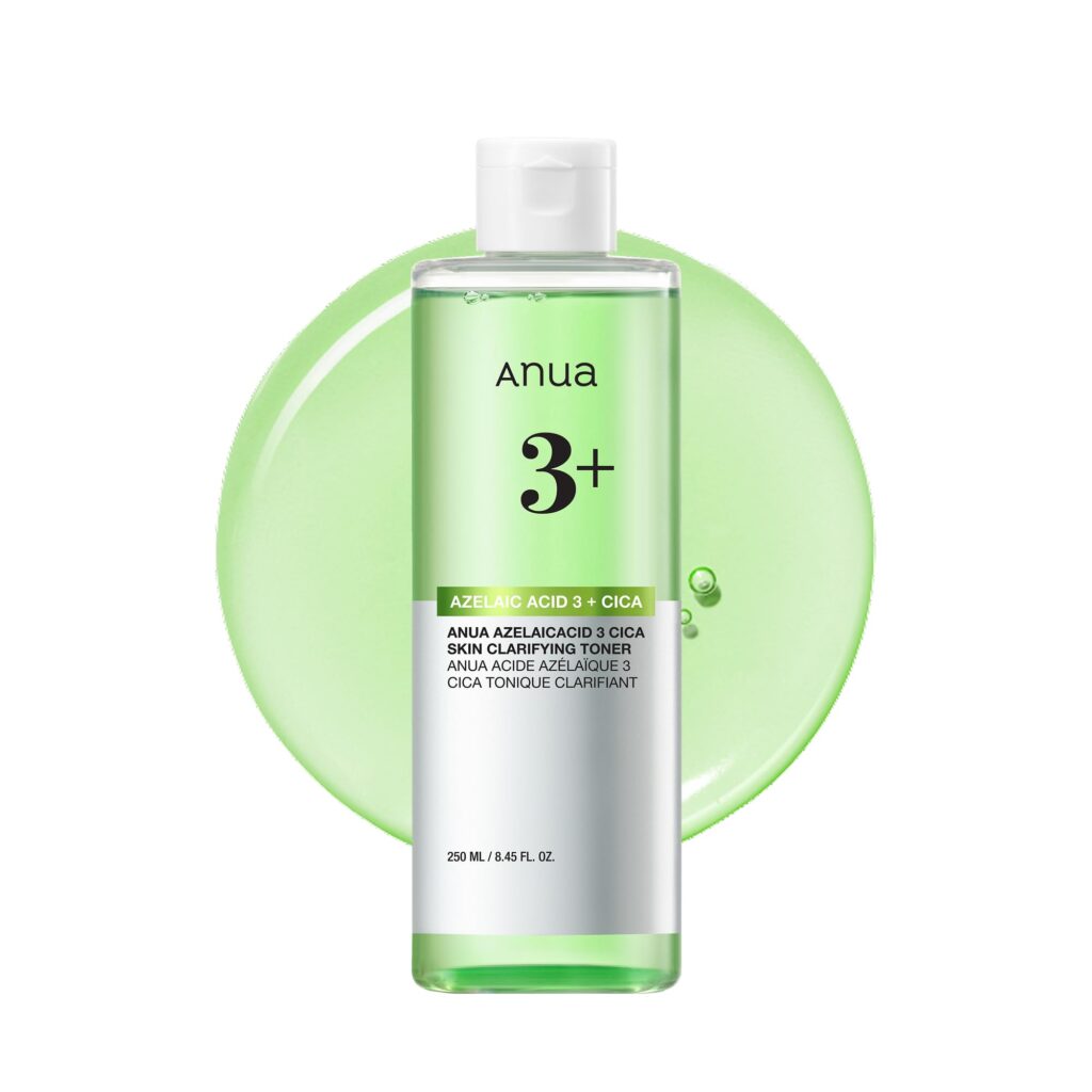 Anua Azelaic Acid 3 CICA Clarifying Toner, Daily Exfoliating Facial Toner with Salicylic, for Soothing & Skin Clarity