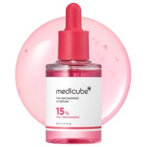 medicube TXA+Niacinamide 15_ Glow Facial Serum for After Spot Care _ All-in-One Daily Korean Skincare _ Uneven Skin Tone