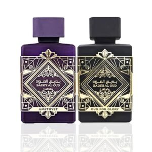 Lattafa Bade'e Al Oud Amethyst - Floral, Fruity, Amber, Oud - Eau de Parfum Long-Lasting Fragrance for Unisex, 3.40 Ounce / 100 ml