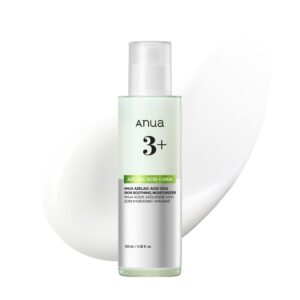 ANUA Azelaic Acid CICA Skin Soothing Moisturizer, Lightweight & Redness Relief, For Acne Prone Skin, Fragrance Free