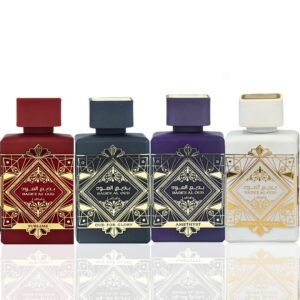 Lattafa Bade'e Al Oud Amethyst - Floral, Fruity, Amber, Oud - Eau de Parfum Long-Lasting Fragrance for Unisex, 3.40 Ounce / 100 ml