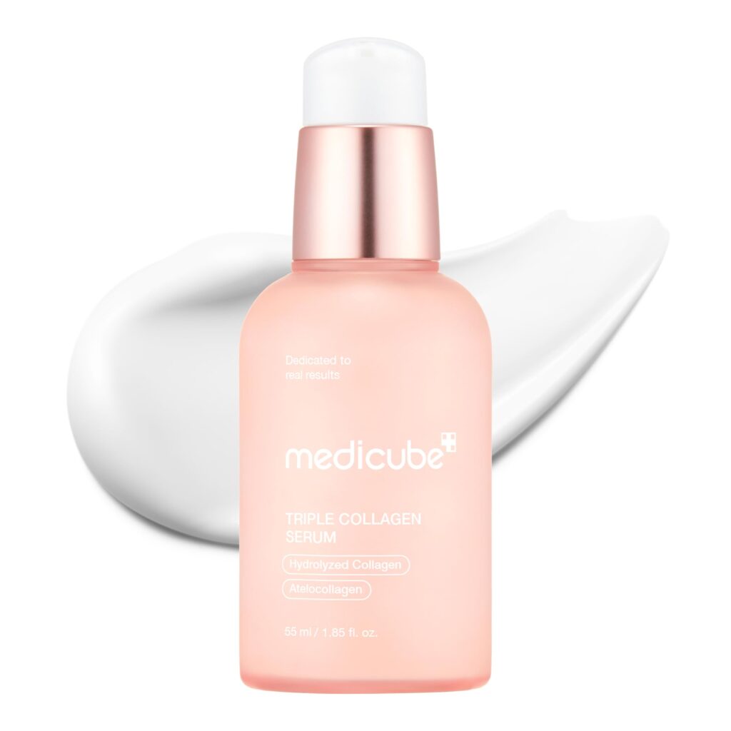 Medicube Triple Collagen Serum 1.85 fl.oz - Nourish dull skin with Triple Collagen Complex - A lightweight serum