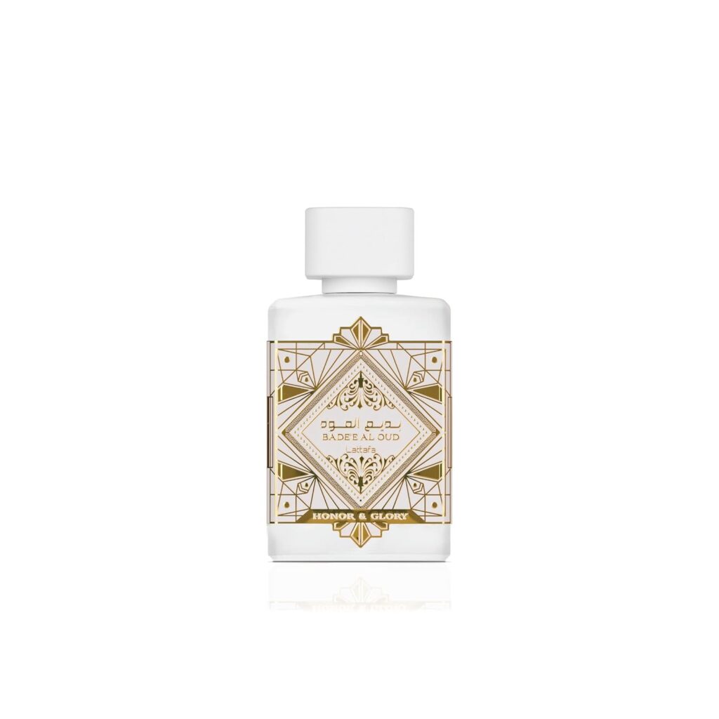 Lattafa Bade'e Al Oud Honor & Glory - Fruity, Vanilla, Warm Spicy, Woody - Eau de Parfum Long-Lasting Fragrance for Unisex, 3.40 Ounce / 100 ml