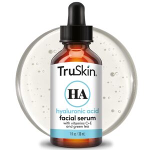 TruSkin Hyaluronic Acid Serum for Face ?C 7 Ultra-Hydrating Ingredients ?C Moisturizing & Plumping Facial Serum for Smooth, Healthy-Looking Skin, 1 Fl Oz
