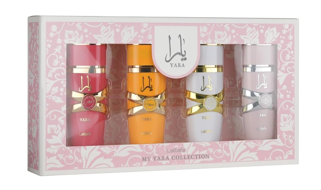 Lattafa MyYara Collection ?C 4??25ml Eau de Parfum Gift Set for Women (Yara + Yara Moi + Yara Tous + Yara Candy)