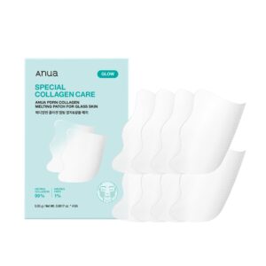 ANUA Salmon DNA PDRN Collagen Melting Patch for Glass skin, Smile Line Patches, Wrinkle Patches, Melting Thin Collagen