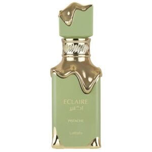 Lattafa Eclaire Pistache ?C Gourmand, Nutty, Creamy, Musky ?C Eau de Parfum Spray Long-Lasting Fragrance for Women, 3.4 Ounce / 100 ml