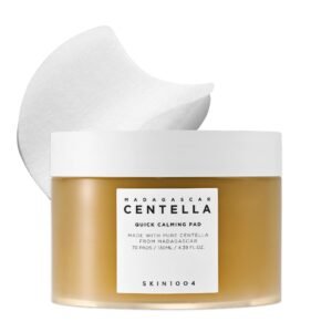 SKIN1004 Centella Quick Calming Pad, 70 Pads, Korean Face Toner Pad with Madagascar Centella Asiatica & Hyaluronic Acid, H