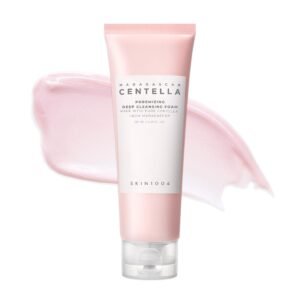 SKIN1004 Poremizing Deep Cleansing Foam, 4.23 fl.oz, 125ml, Makeup Remover, Korean Face Cleanser with Himalayan Pink