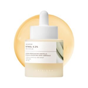 SKIN1004 Retinol 0.2_ Boosting Shot Ampoule, Face Serum for Skin Elasticity, Facial Spicule Serum with Retinol & Retinal