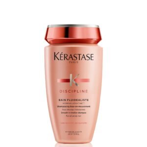 Kerastase Discipline Bain Fluidealiste Shampoo - Sulfate-Free, Smoothing & Hydrating, Frizzy Hair, Softens