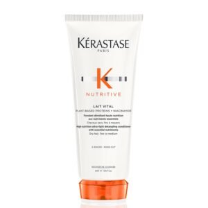 Kerastase Nutritive Lait Vital Hydrating Conditioner For Fine to Medium Dry Hair - Illuminates Shiny Hair and Easily Detan