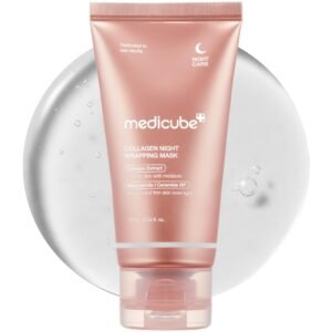 medicube Wrapping Mask Collagen Overnight Peel Off Facial Mask _ Elasticity & Hydration Care, Reduces Sagging