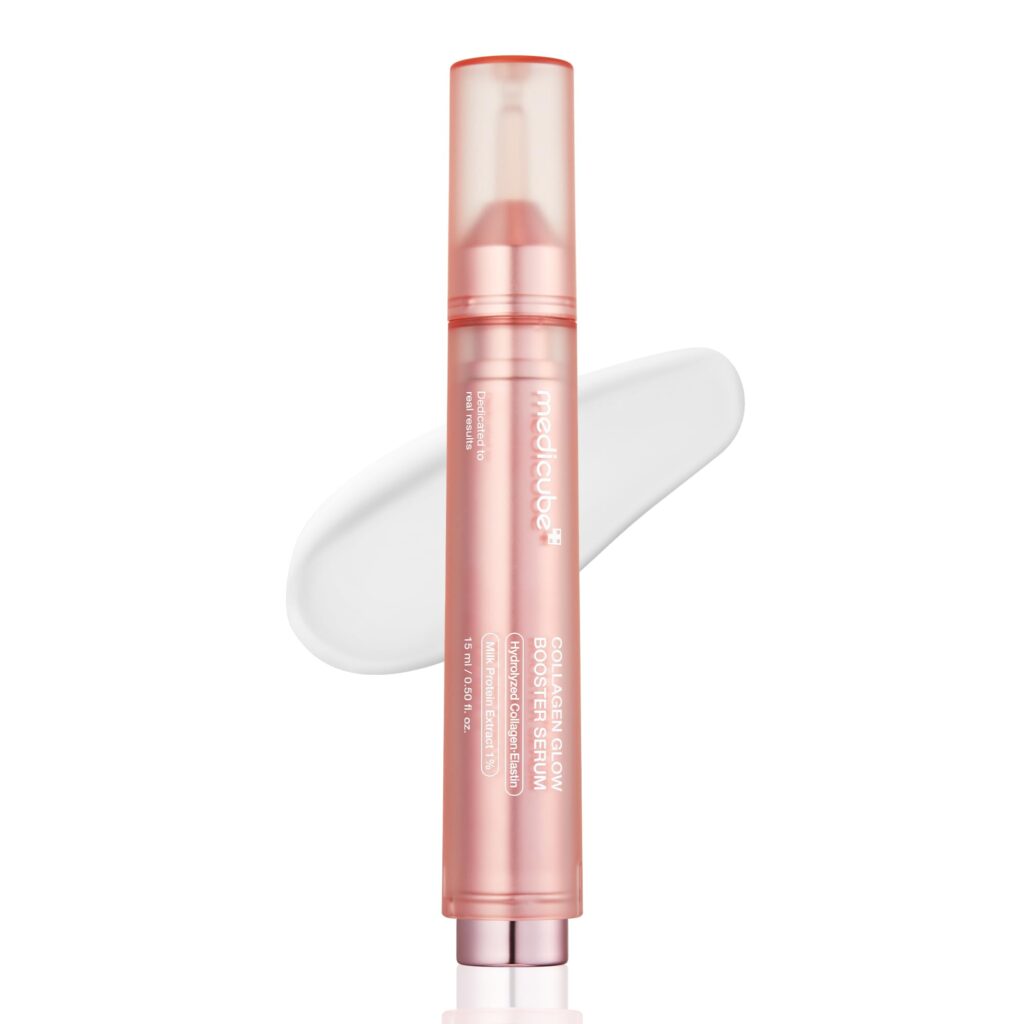 Medicube Collagen Glow Booster Milk Serum - Twist & Click - Radiance & Hydration with Niacinamide, Milk Protein Extract
