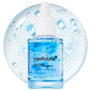 medicube Hyaluronic Multi Peptide PDRN Serum for Glowing and Soothing _ Lightweight Water Plumping Radiant Facial Serum