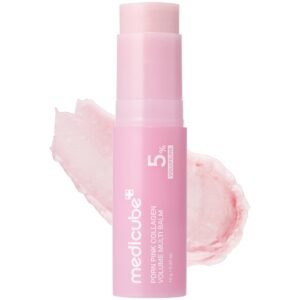 medicube PDRN Pink Collagen Volume Multi Balm Stick _ Volufiline, PDRN, NAD, Collagen _ Face & Body Balm for Under-Eyes