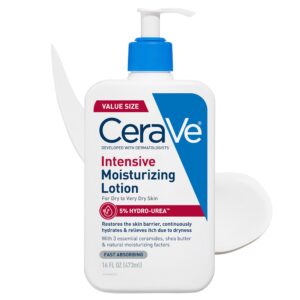 CeraVe Intensive Moisturizing Lotion, Hydro-Urea + Shea Butter, Body Lotion For Dry Skin