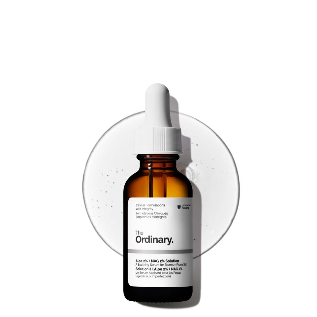 The Ordinary Aloe 2_ + NAG 2_ Solution, Soothes Skin and Targets Post-Acne Marks, 1 Fl Oz (1)