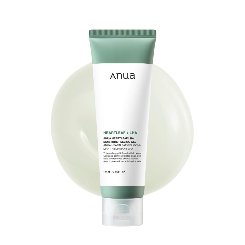 Anua Heartleaf LHA Moisture Peeling Gel, Gentle Exfoliation, Hydrating Facial Peel, Pore Care, Dead Skin Removal